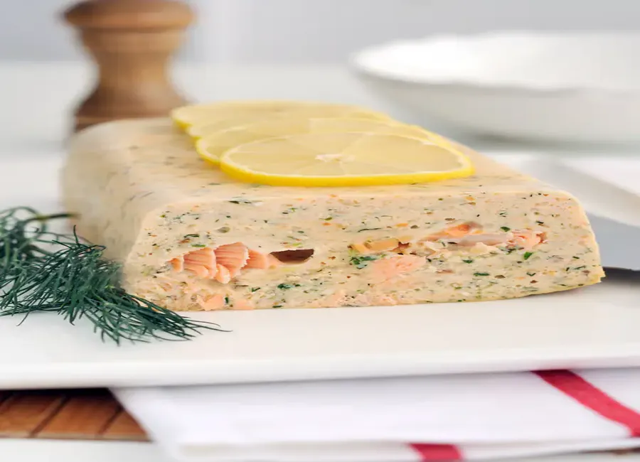 Terrine de poisson au basilic au thermomix