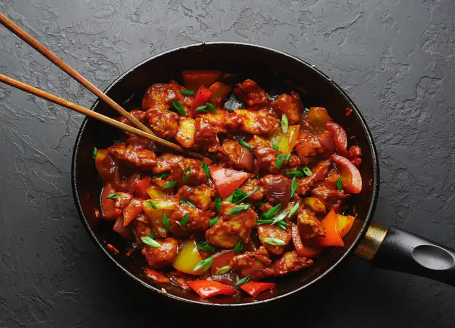Fricassée de dinde aux tomates et poivrons au cookeo