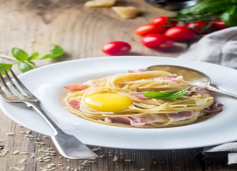 Pâtes carbonara au companion