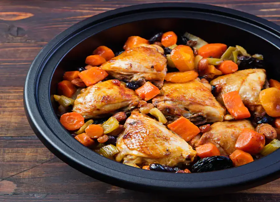 Tajine de poulet à la marocaine au cookeo
