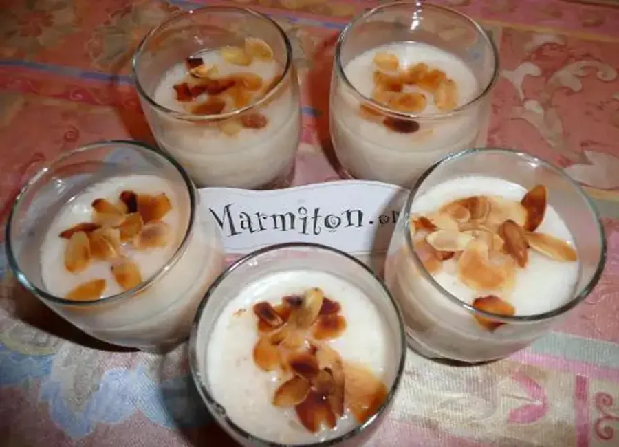 Dessert frais aux litchis