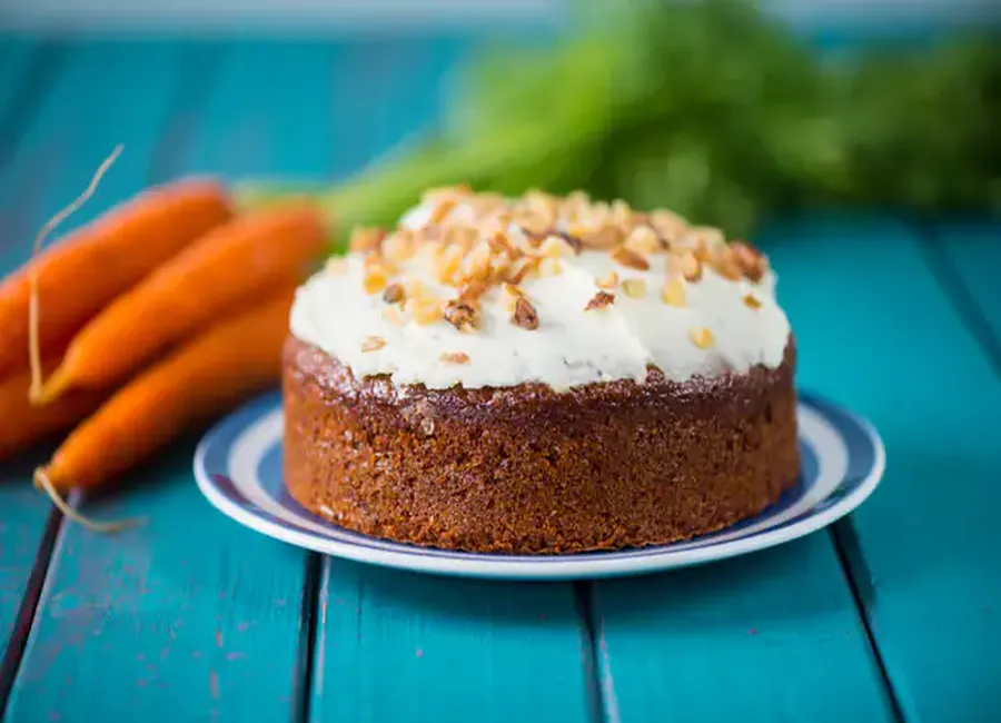 Véritable carrot cake au cooking chef