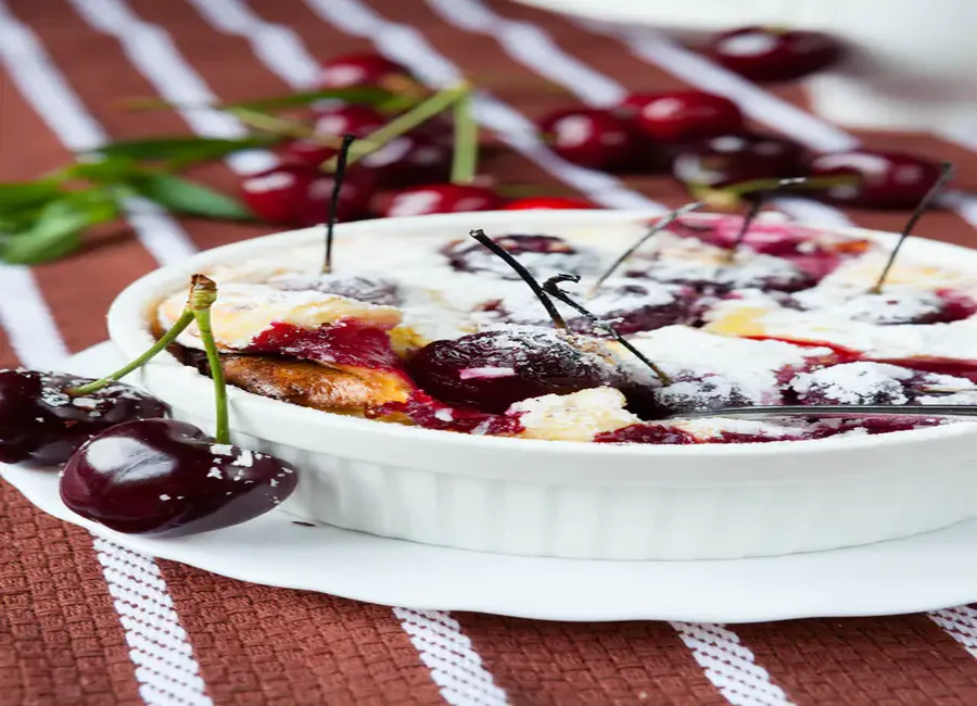 Clafoutis grand-mère aux cerises au monsieur cuisine