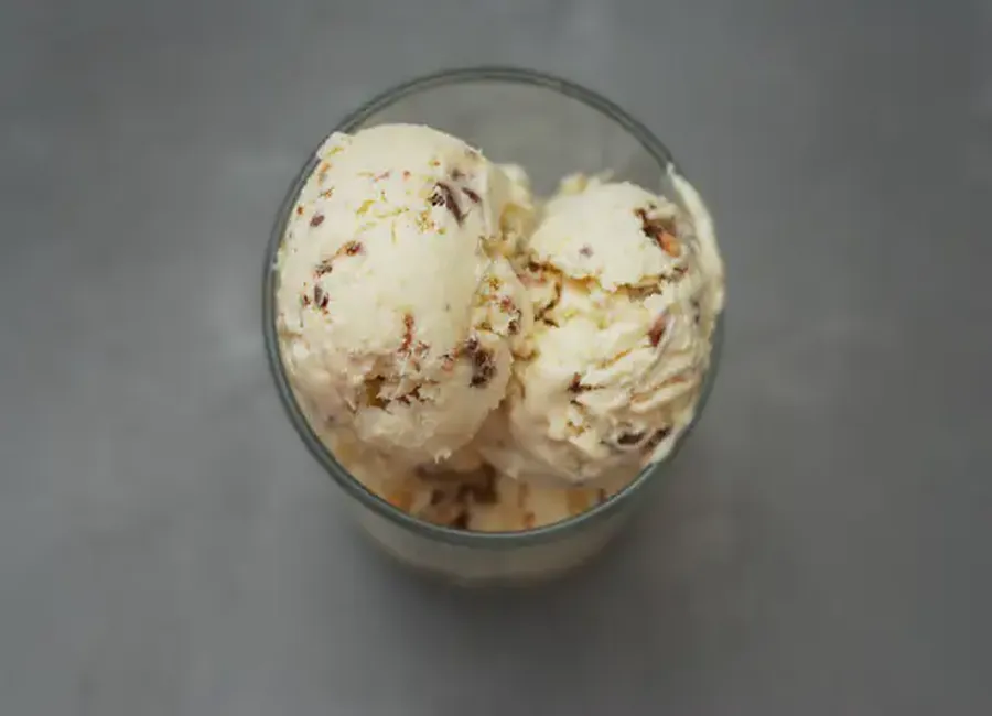 Glace spéculos miel au cooking chef