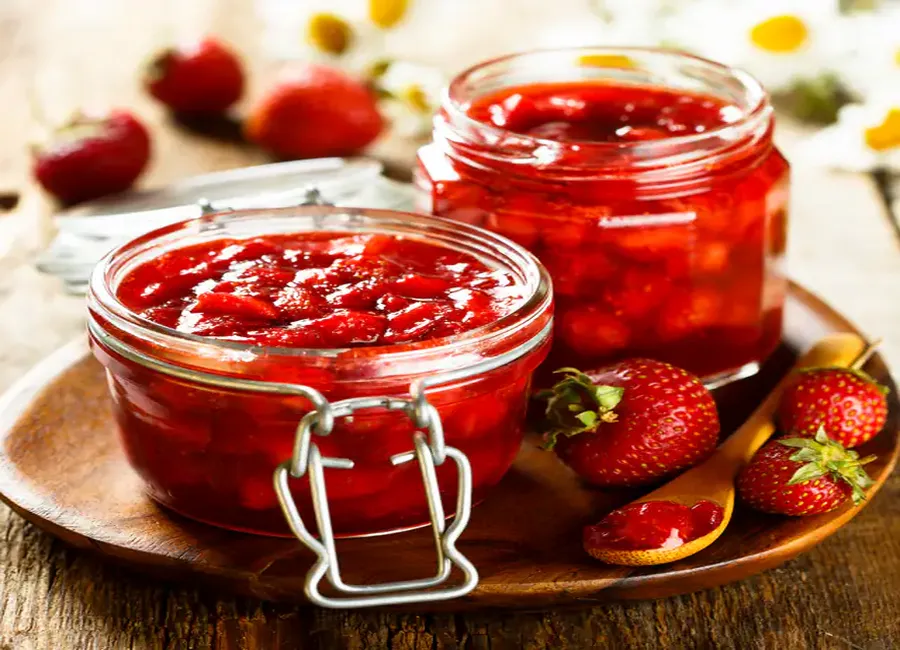 Confiture de fraises au companion
