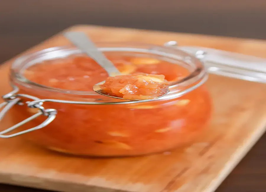 Gelée de coing au cooking chef