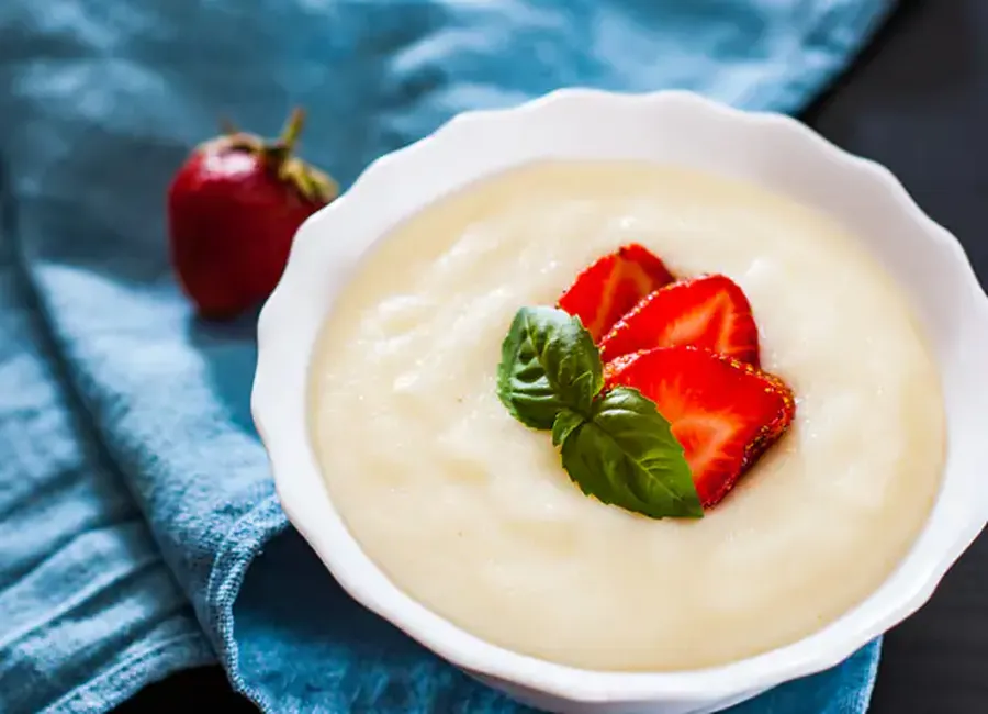 Semoule au lait toute simple au companion