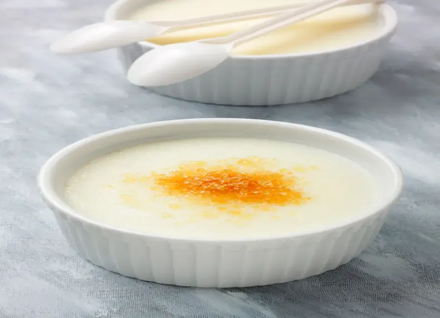 Semoule au lait toute simple au cooking chef