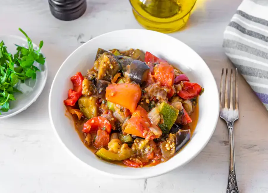 Aubergines aux épices au thermomix