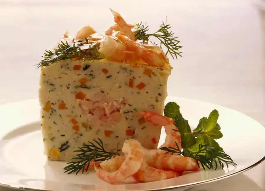 Flan au crabe sauce ciboulette au companion