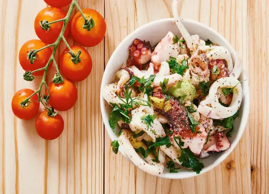 Fricassée de calamars à l’italienne au companion