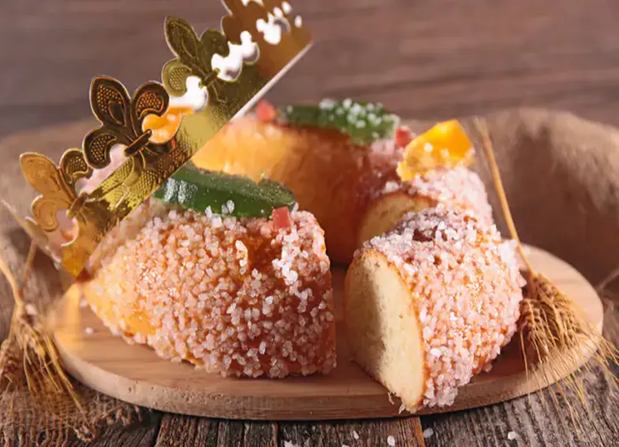 Couronne des rois provençale aux fruits confits