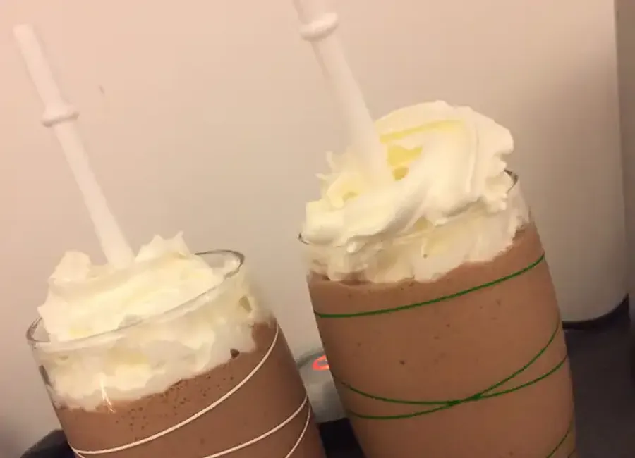 Milkshake vanille-nutella