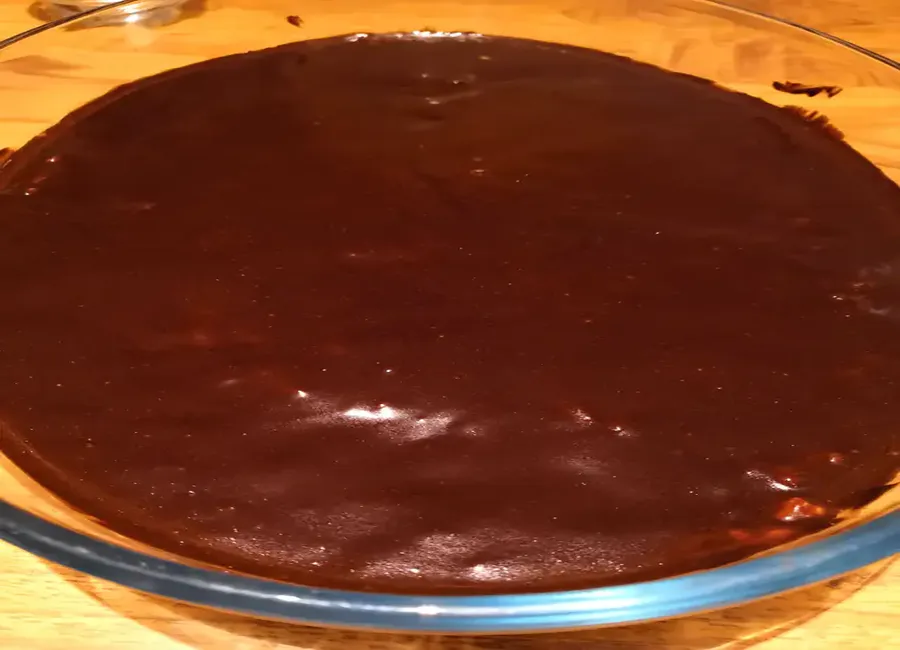 Riz au lait nappage chocolat