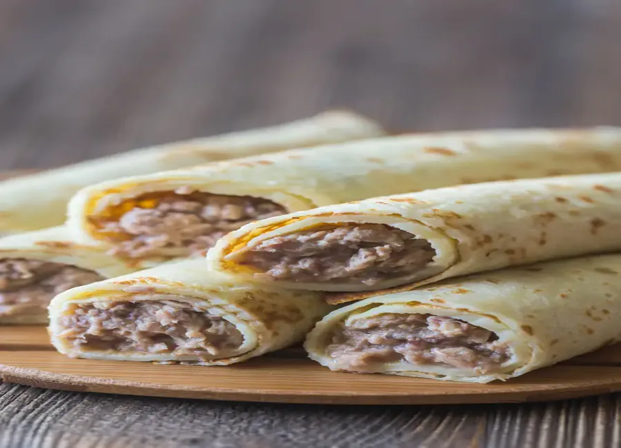 Crêpes roulées au thon