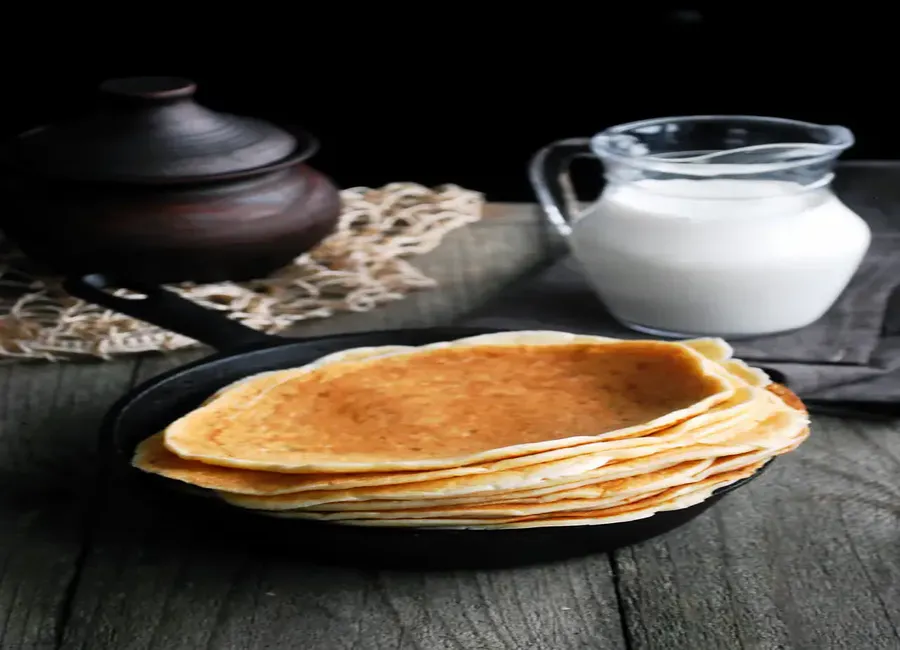 Pâte à crêpe avec du lait d'avoine