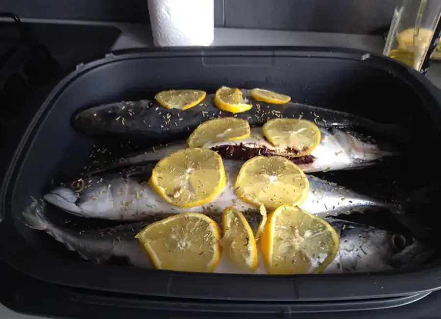 Dorade à la tapenade d'olives noires