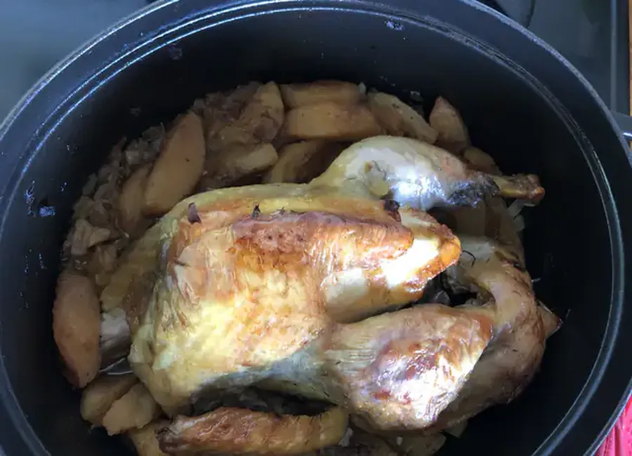 Poulet aux cacahuètes grillées