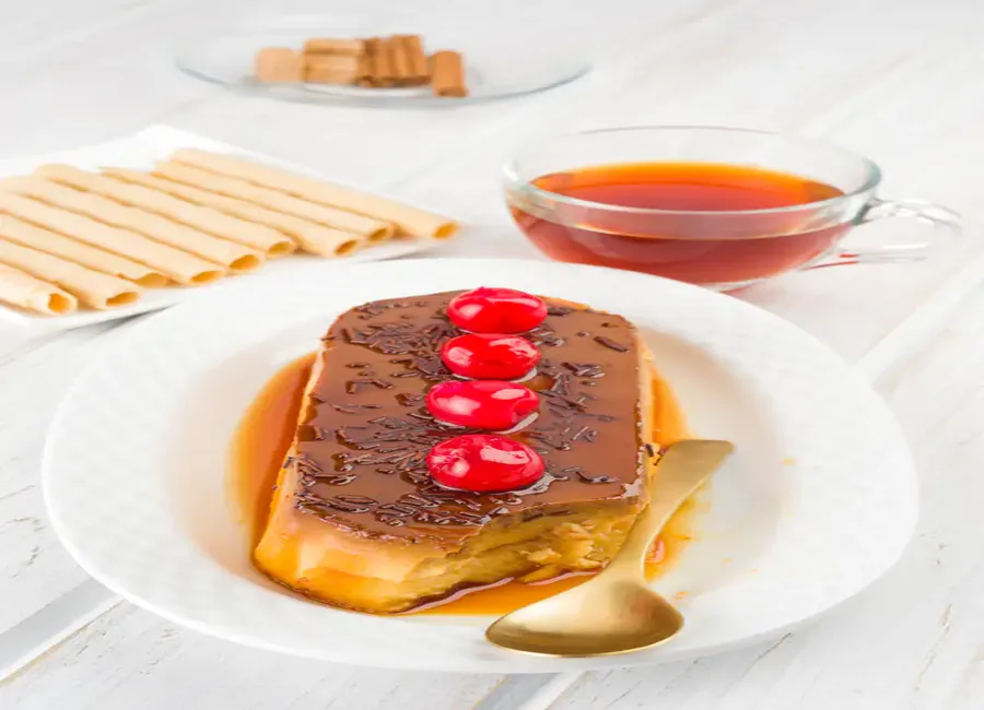 Flan chinois à l'amande amère