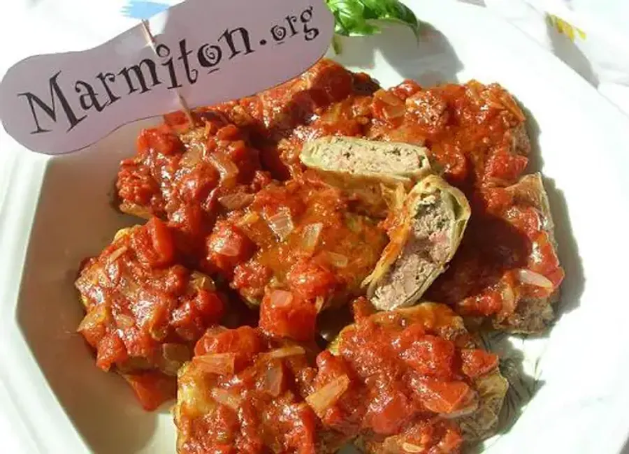 Chou farci à la grecque