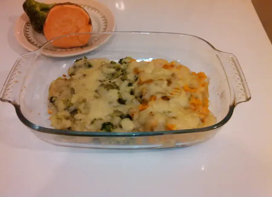Purée brocolis - patates douces