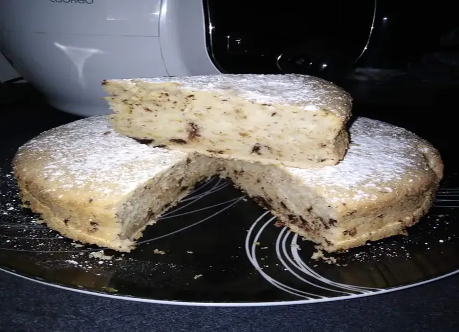 Moelleux lait de coco et pépites de chocolat