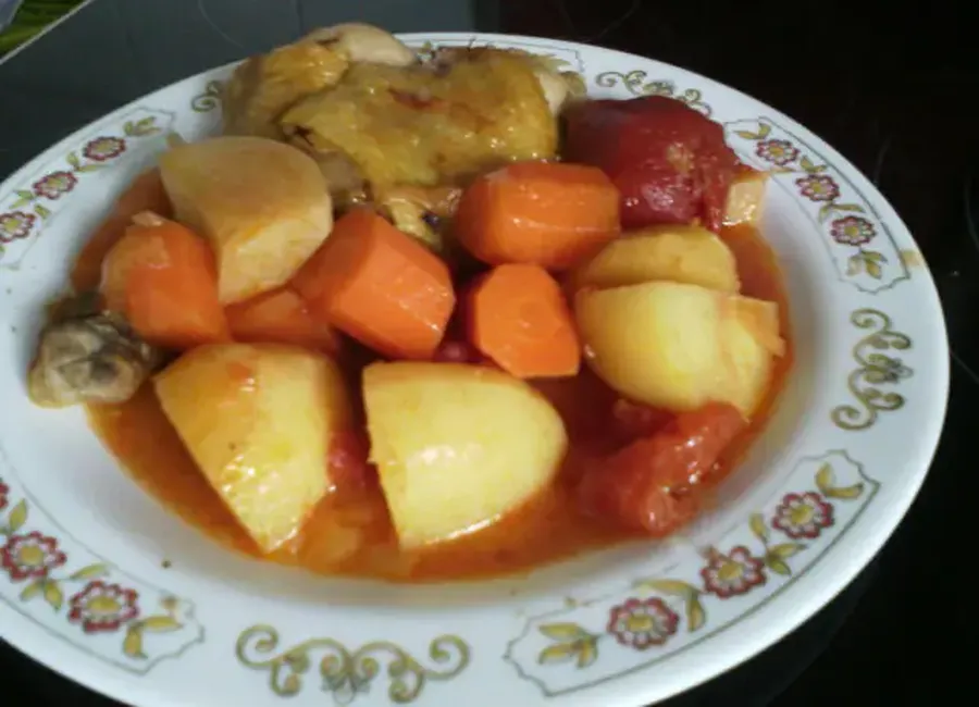 Cocotte de poulet aux légumes