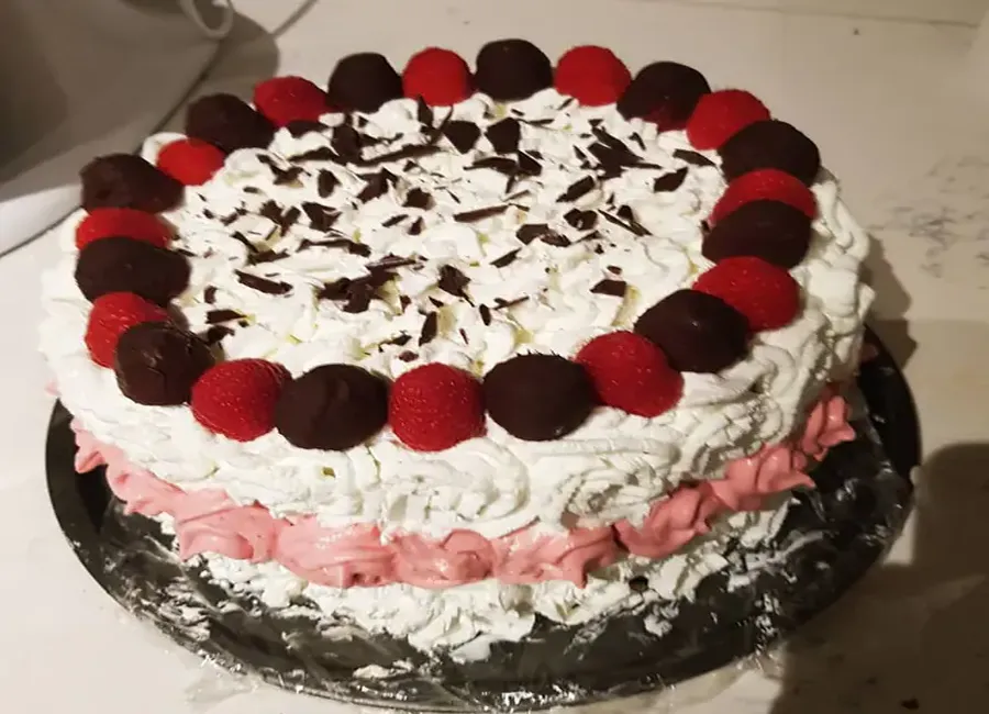 Le gâteau chocolat framboise qui ne manque pas d'air