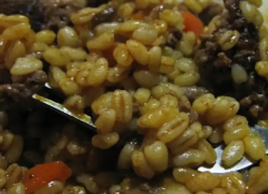Blé au poulet et aux légumes