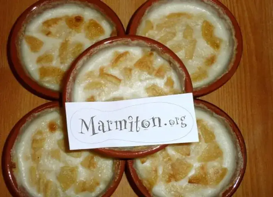 Gratin de pommes au lait de coco