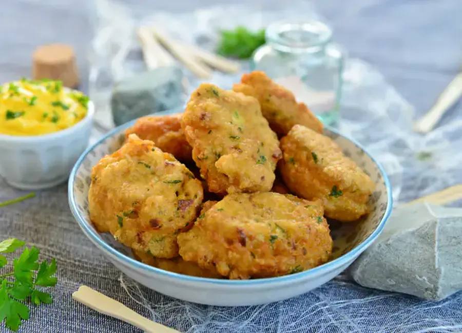 Beignets de truite aux épices
