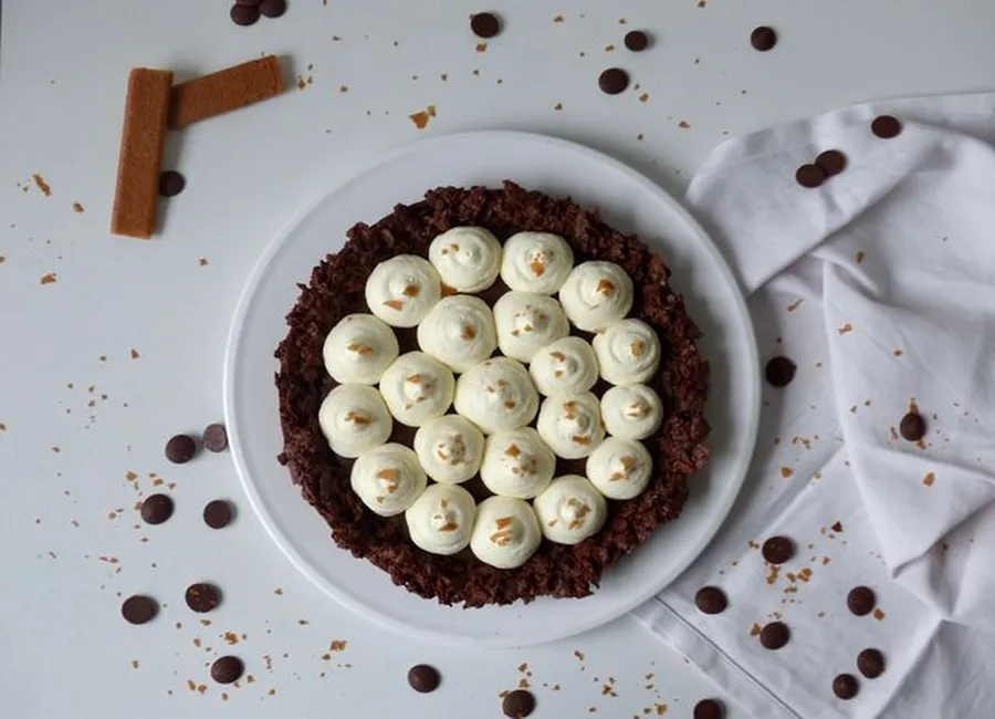 Tarte croustillante double chocolat