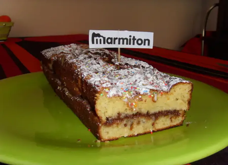 Gâteau au yaourt aux agrumes et nutella