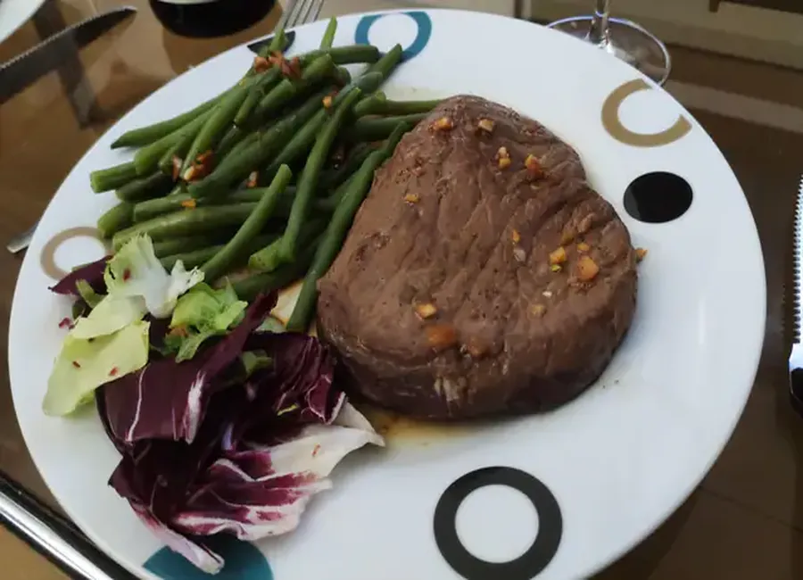 Pavés de boeuf marinés