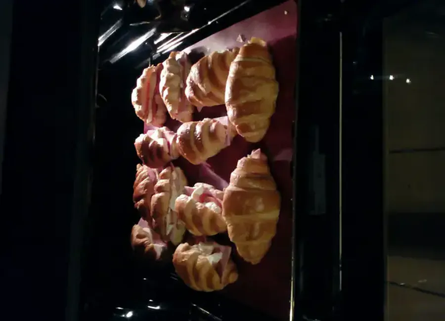 Croissants au jambon à la mozzarella