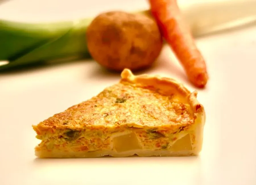Quiche du potager