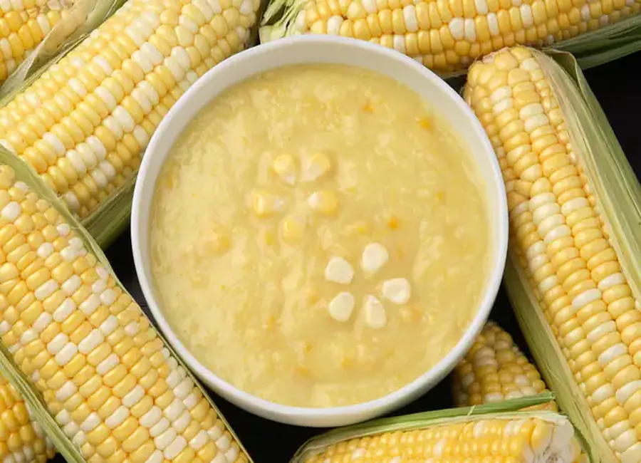 Soupe sucrée au maïs