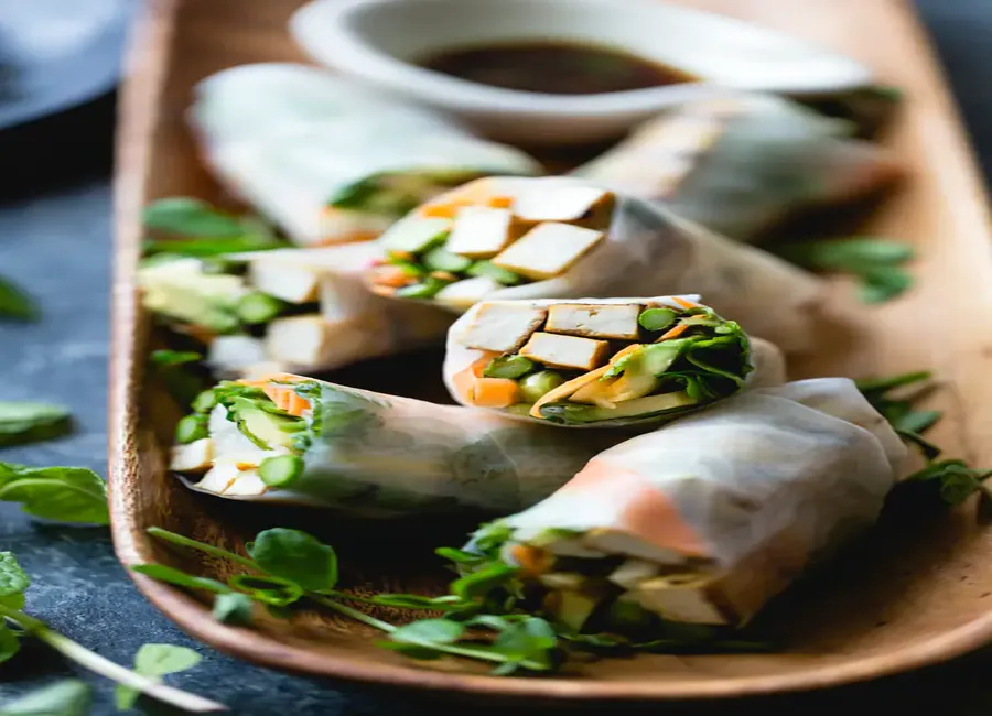 Rouleaux de printemps vegan