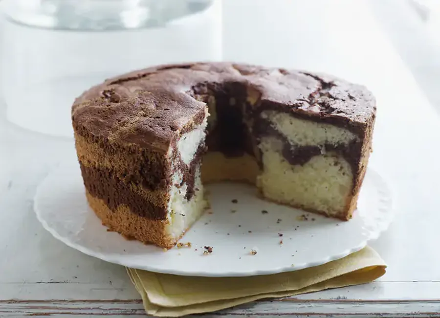 Gâteau marbré simple
