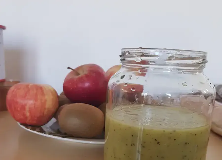 Recette smoothie kiwi, pomme.