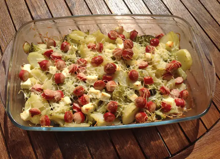 Gratin de brocolis et pommes de terre pour les enfants