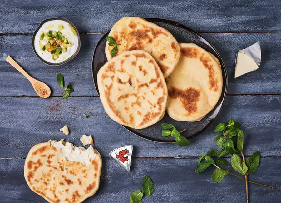 Cheese naan la vache qui rit®