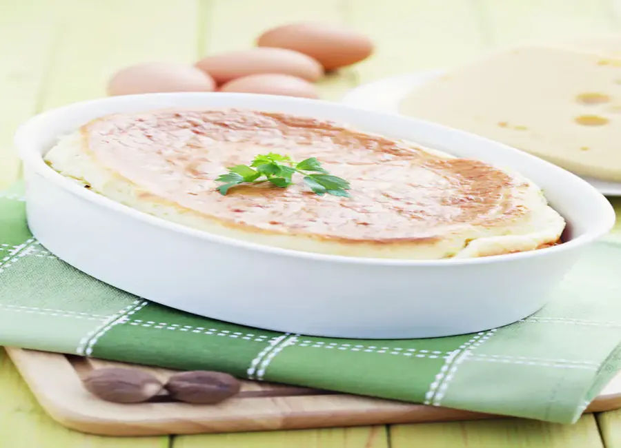 Soufflé au fromage 'light'