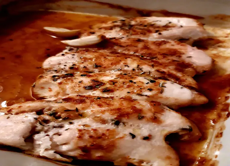 Poulet à l'ail et au piment d'espelette