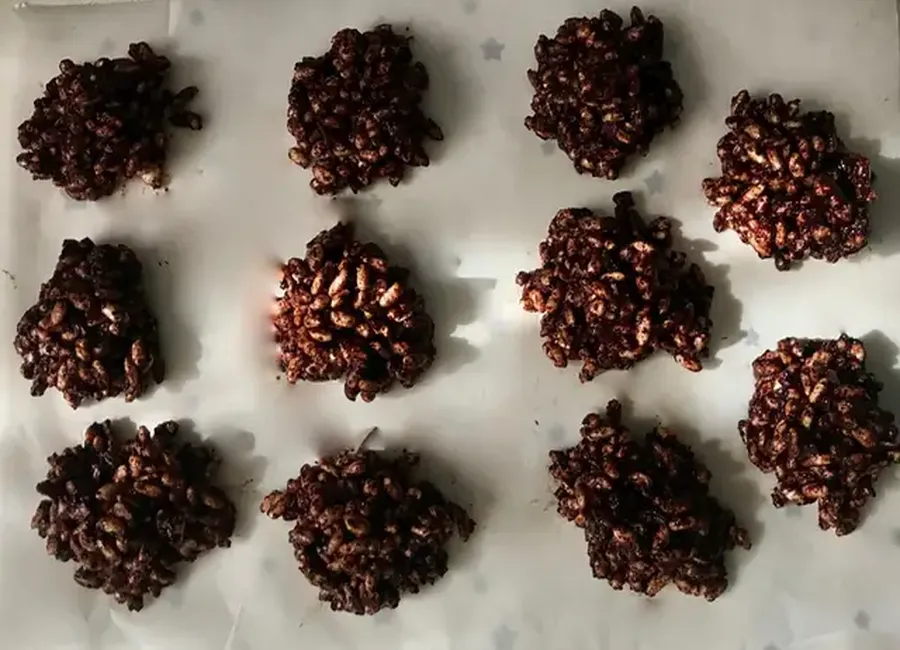 Roses des sables au riz soufflé sans sucre ajouté