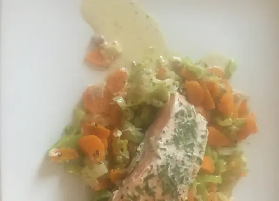Papillotes de saumon aux légumes