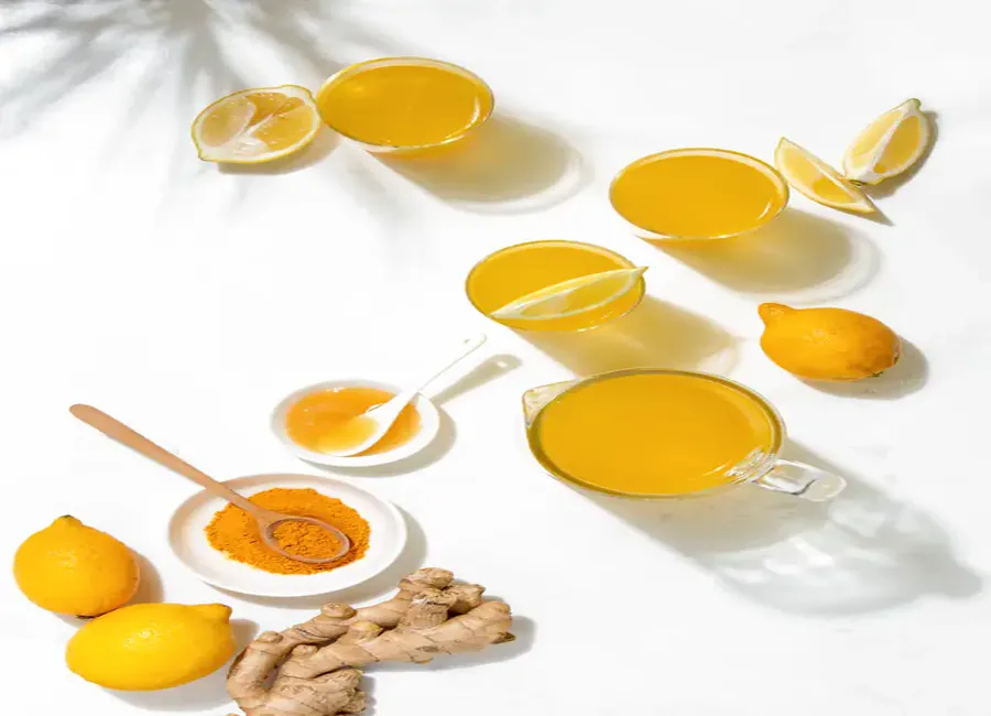 Infusion curcuma citron