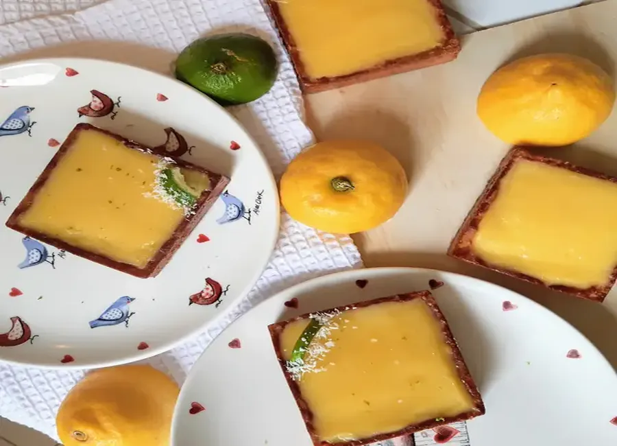 Lemon curd au basilic