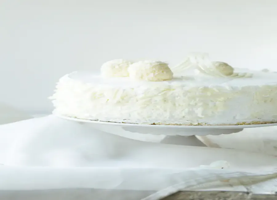 Cloud cake à la noix de coco