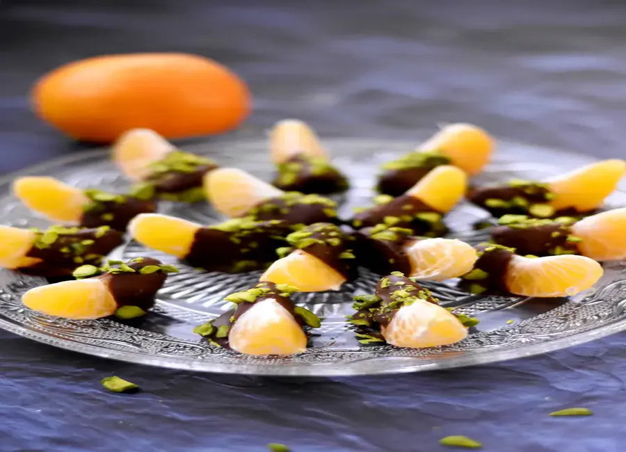 Clémentines chocolat pistache